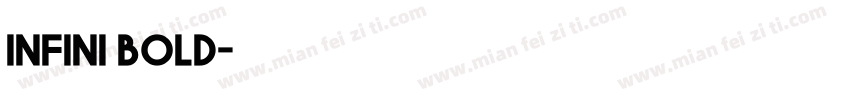 infini bold字体转换